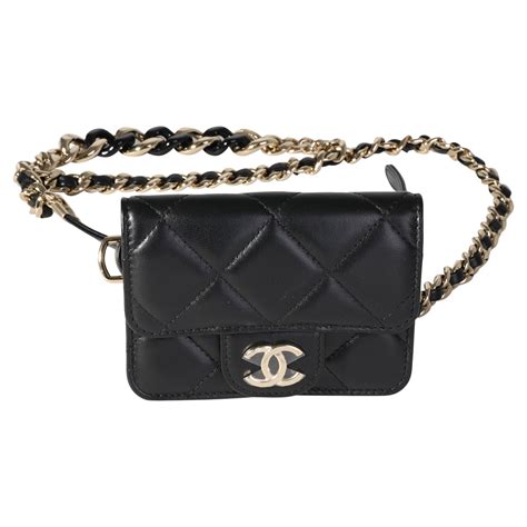 chanel belt bag with chain